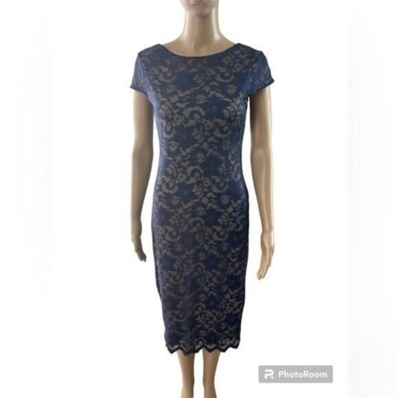 Cato Floral Lace Mini Dress - Picture 1 of 10